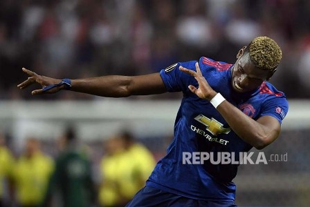 Carrick: Pogba akan jadi kapten masa depan MU